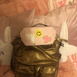 Pretty Rampage  fashion backpack purse with small cosmetic bag